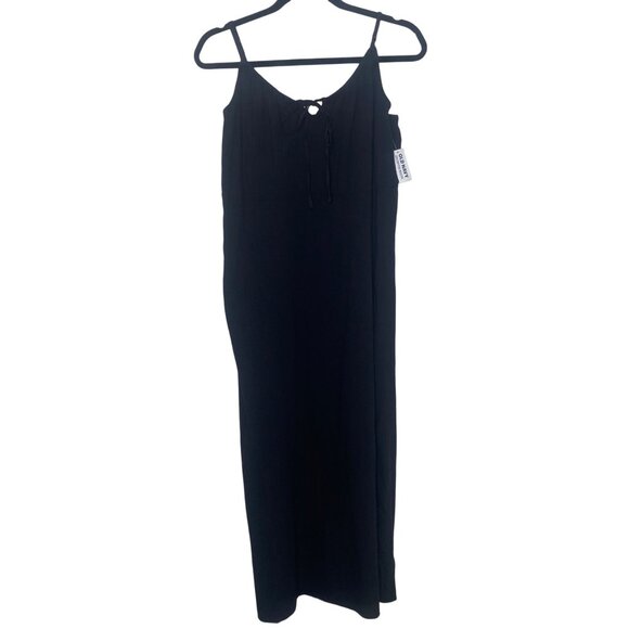 Old Navy Dresses & Skirts - NEW‎ Cami Maxi Dress M Black Babydoll Stappy Casual Lounge Lightweight